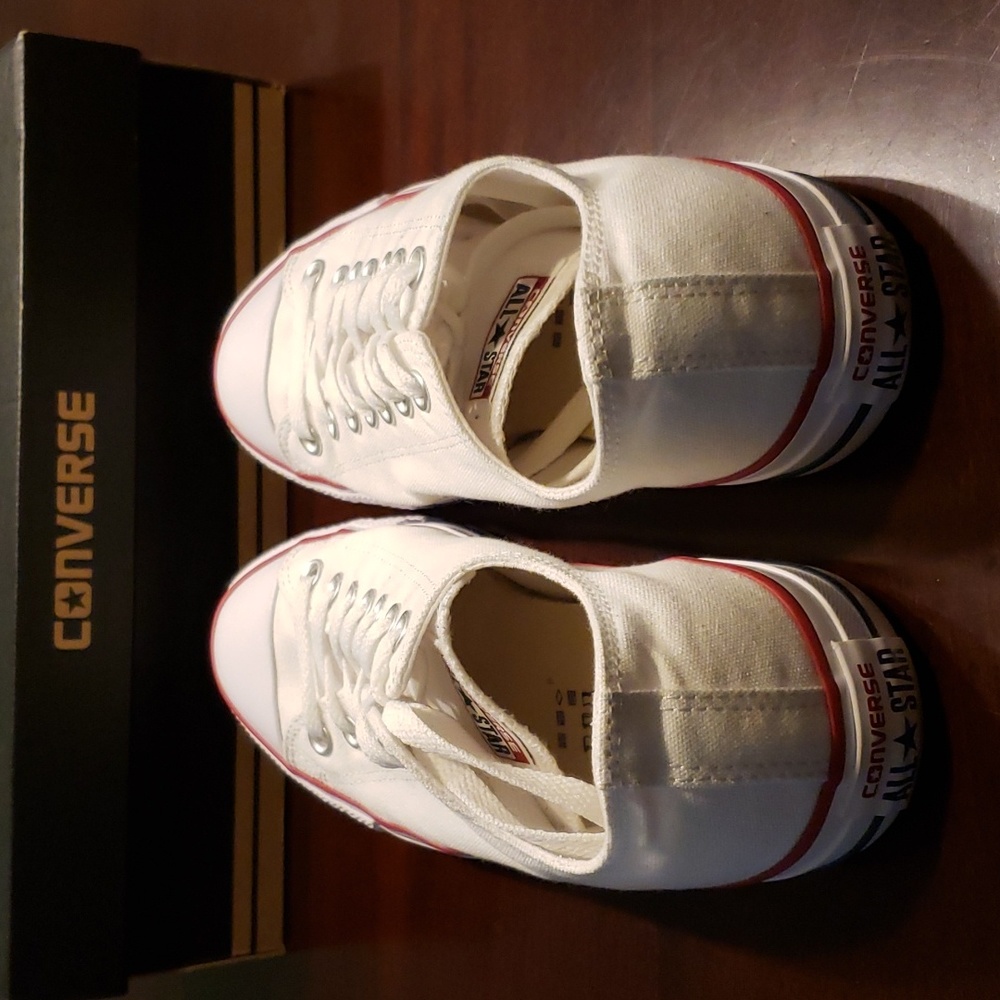 Men's Converse All Star Ox Optical White - Picture 4 of 9